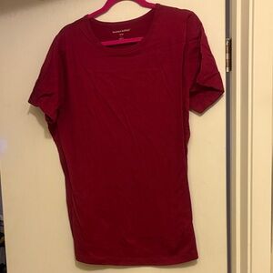 Woman Within Short Sleeve Tee - Red